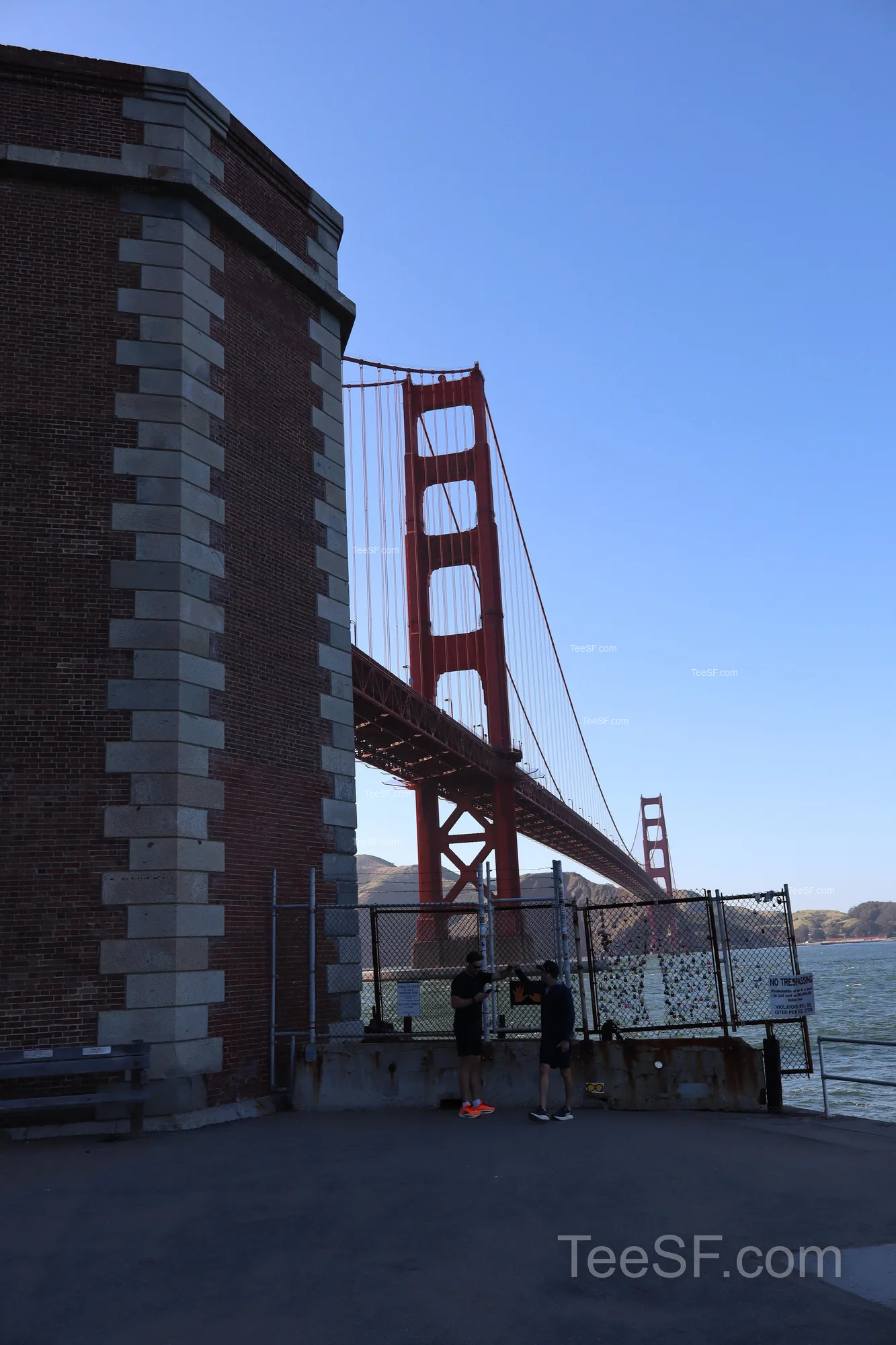 golden Gate Bridge Underneath during a Stripe Sessions 2026 visit in San Francisco.